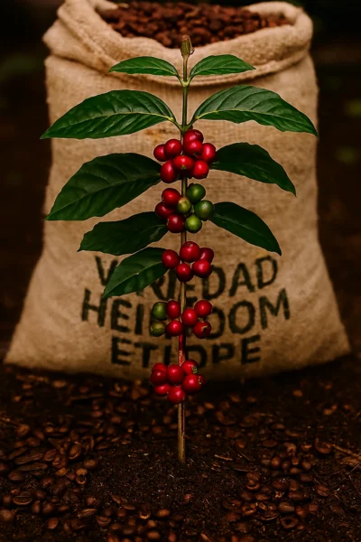 A coffee plant of th